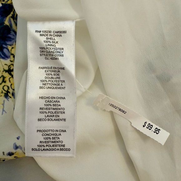NWT JOIE Flowy Floral Print Silk Maxi Dress Size Small - Picture 13 of 15